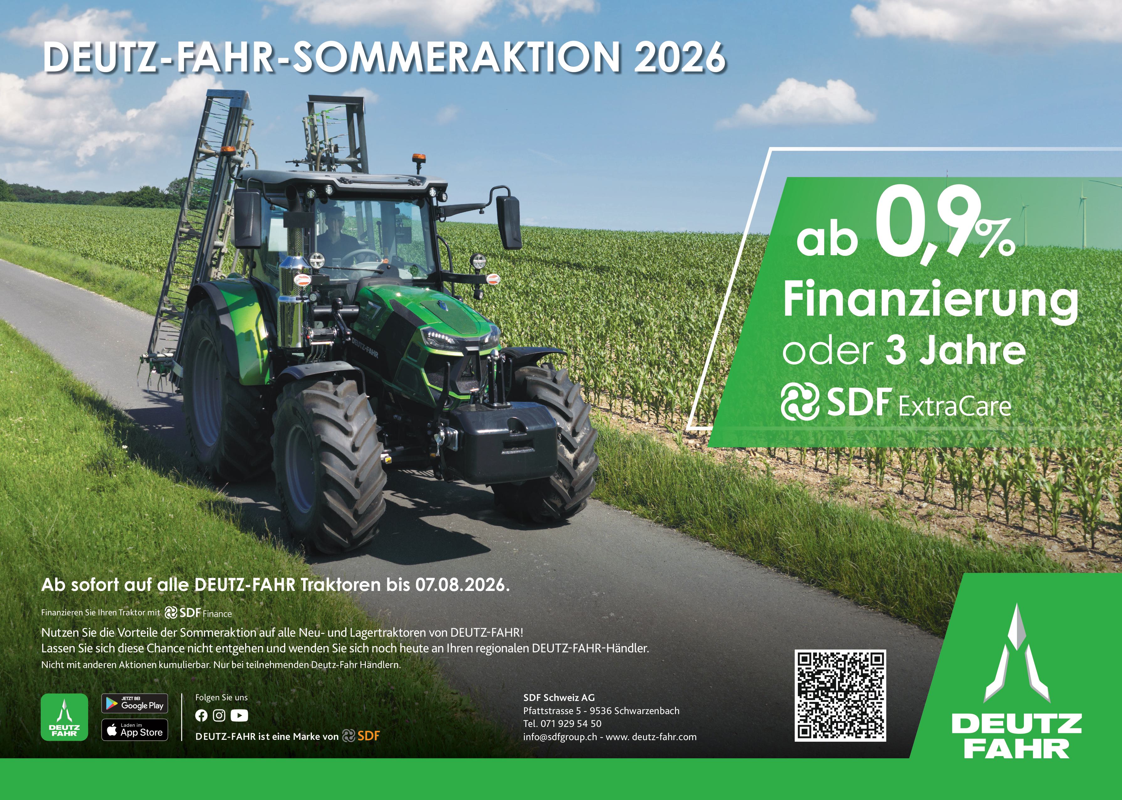 Deutz Fahr Sommeraktion 2026 297x210